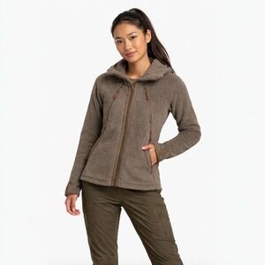 KÜHL Women Full Zip Fleece Flight Jacket S Gorpcore Outdoor Hiking Utility Trail